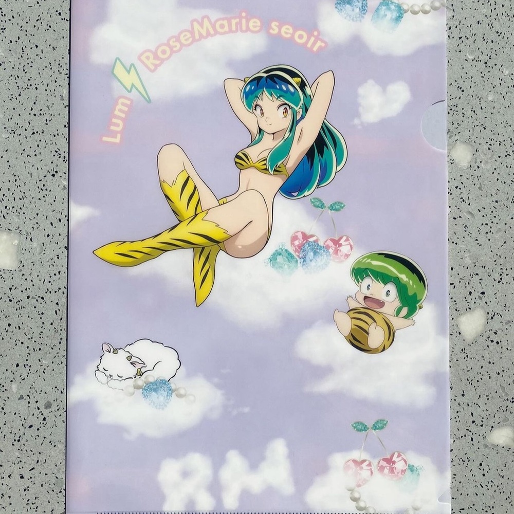 Rosemarie Seoir Lum anime folder collectible